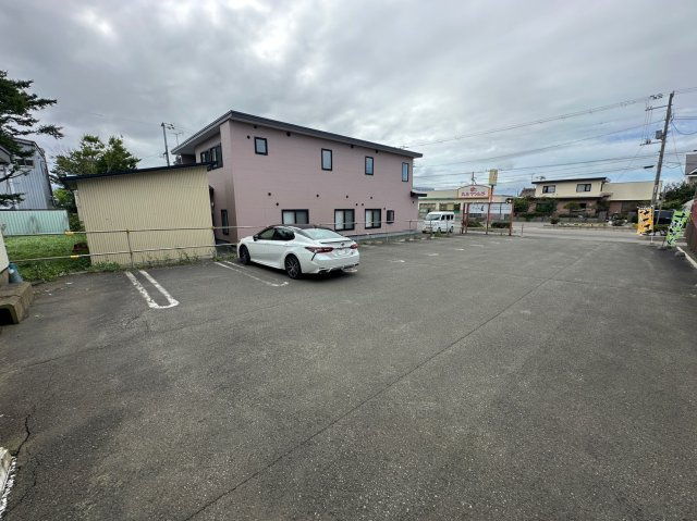 浜中町霧多布　売店舗の駐車場