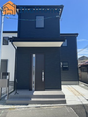 明石市大久保町西嶋12期　新築一戸建　２号棟の外観|●年中無休：見学時間9:00～20:00・当日予約可●　南向きバルコニーは陽当り・通風良好◎