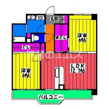 【間取り】 | レブリアント板付 | レブリアント板付の間取り