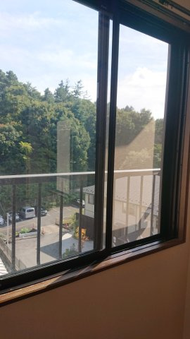 京都市左京区静市市原町の賃貸マンションの展望