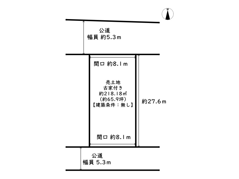 姫路市白浜町甲/売土地の土地図