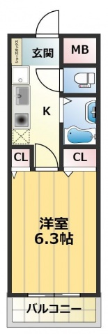 オークハイツの間取り