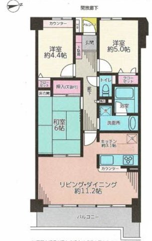 グラン・コート東松戸の間取り