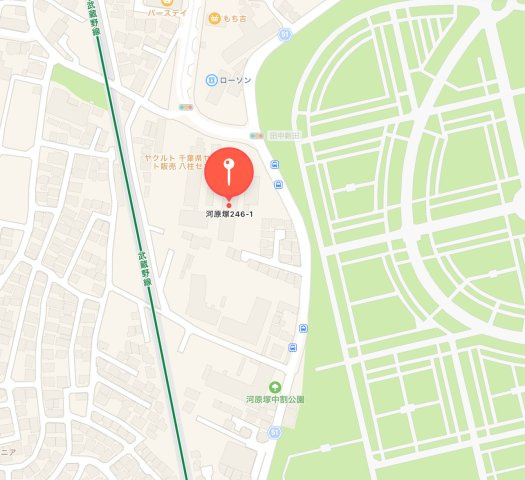 グラン・コート東松戸の地図