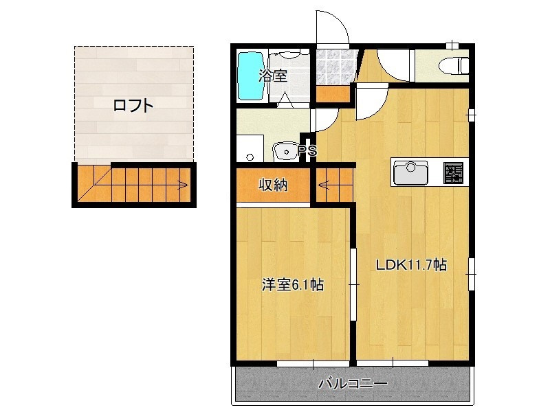 シエルリーブルの間取り