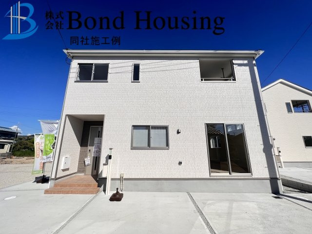 土地63坪超 広々バルコニー 大久保町大窪全3棟 2号棟 新築戸建の外観パース|同社施工例