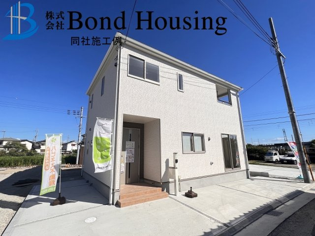 土地63坪超 広々バルコニー 大久保町大窪全3棟 2号棟 新築戸建の外観|同社施工例