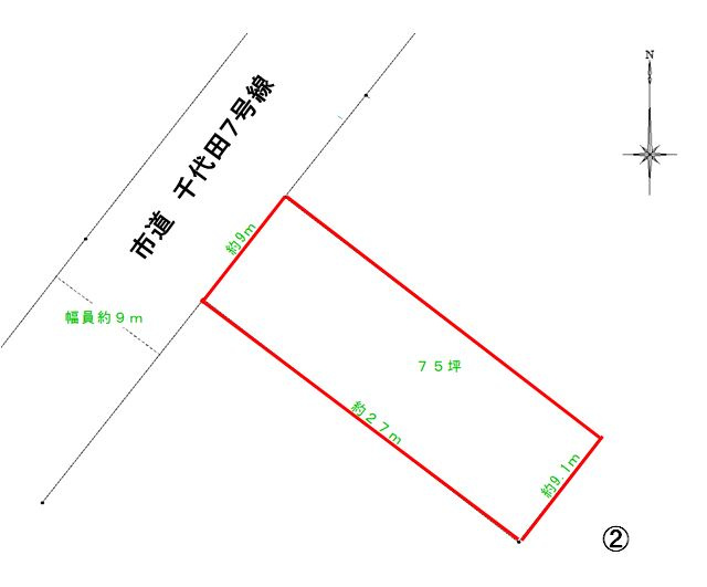 上野字野原390-41の土地図