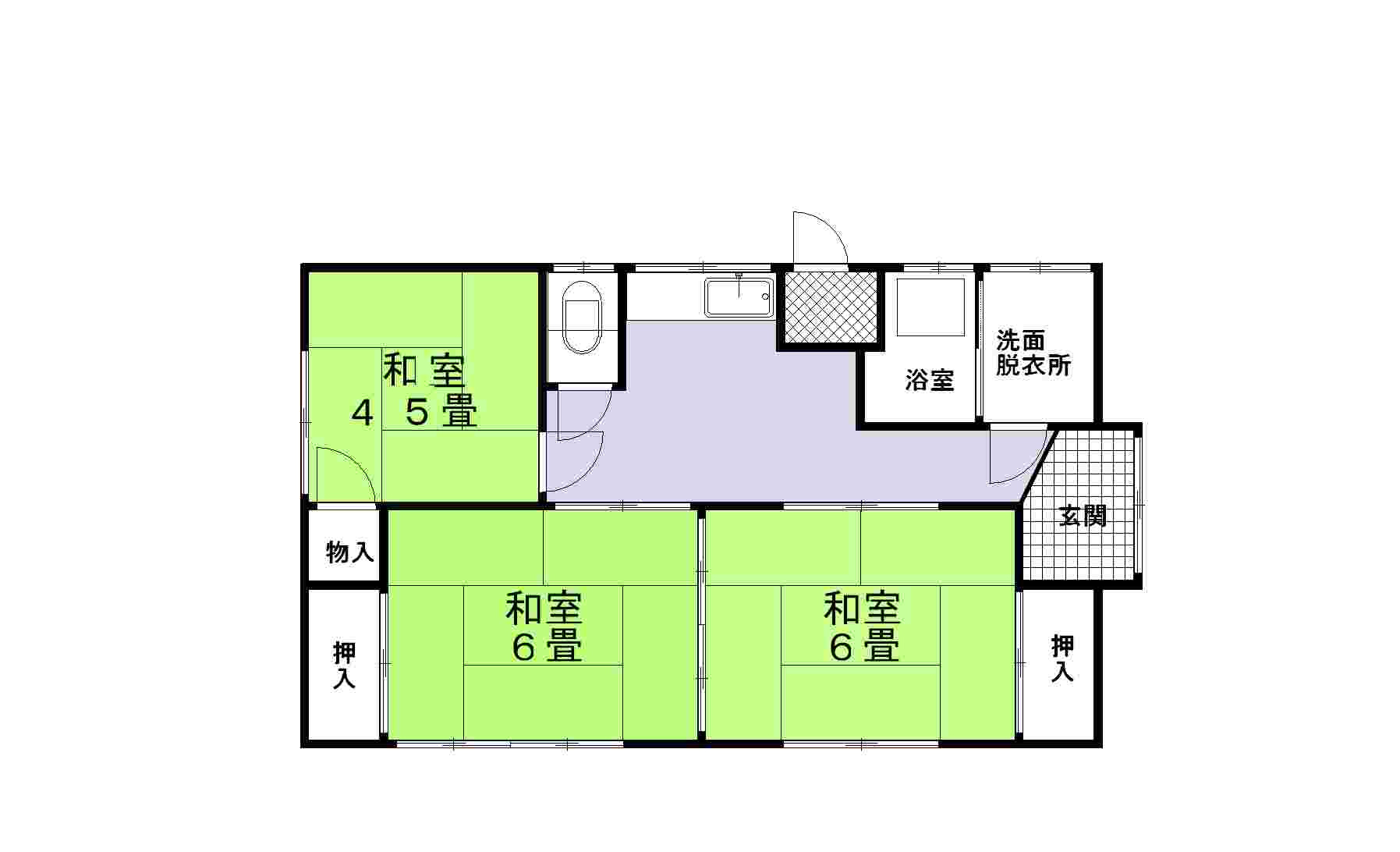 佐藤一戸建の間取り