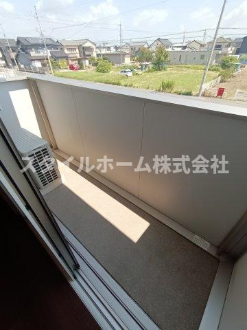 プレミール小坂井のバルコニー