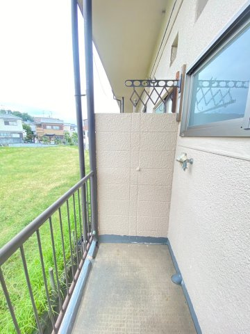 霜月荘のバルコニー