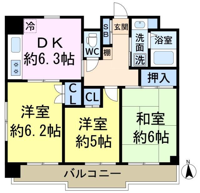 Ｔ’ｓ　garden新小岩の間取り