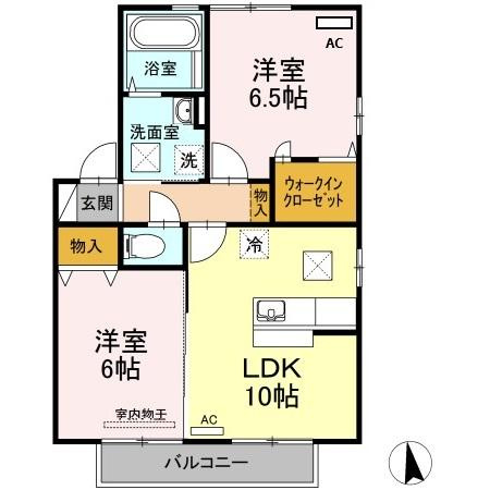 【間取り】 | アベニュー中山 B棟