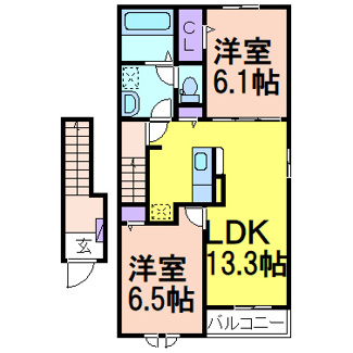 【間取り】 | イーストタウン | 掲載写真は同建物・反転タイプのお部屋です。現況優先といたします。
