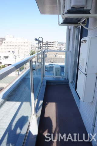 熊本市中央区水前寺５丁目の賃貸マンションのバルコニー