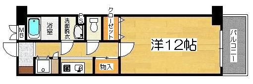 【間取り】 | ル・モンド博多 | 現況優先。