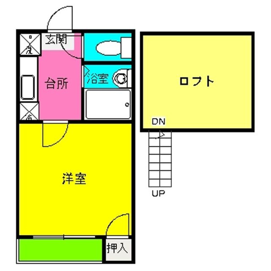 【間取り】 | ムーンハイツ博多 | 現況優先。