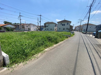 【前面道路含む現地写真】 | 川越市的場　建築条件なし売地　JR川越線『的場駅』徒歩9分　【霞ヶ関北小学区】