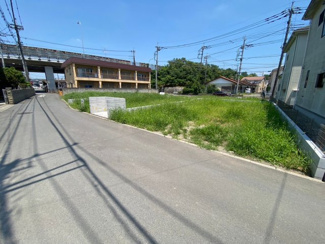 【前面道路含む現地写真】 | 川越市的場　建築条件なし売地　JR川越線『的場駅』徒歩9分　【霞ヶ関北小学区】
