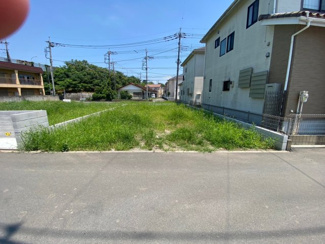 【前面道路含む現地写真】 | 川越市的場　建築条件なし売地　JR川越線『的場駅』徒歩9分　【霞ヶ関北小学区】