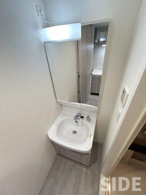 【洗面所】 | プレサンス野江内代ペルティエ