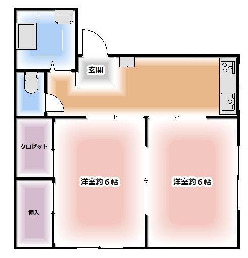 白妙町２丁目マンションの間取り|白妙町２丁目マンション