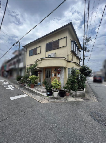 向島庚申町の前面道路含む現地写真