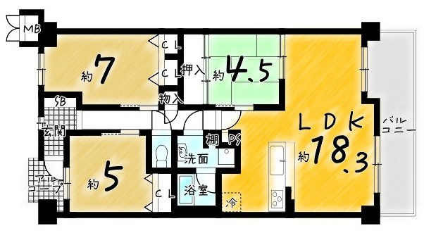 グラン・コート伏見桃山大手筋Ⅱ