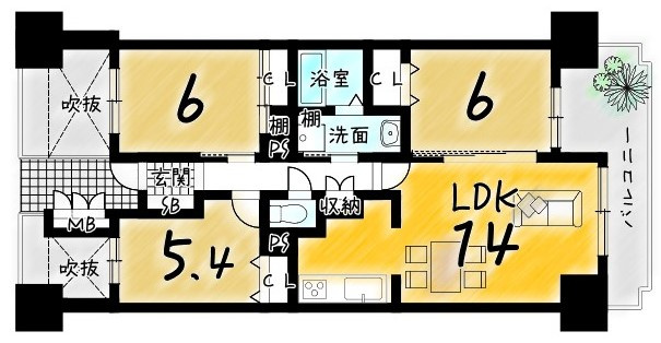 グランデュール鴨川Ⅲ番館