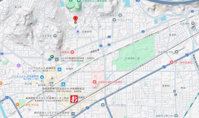 大原マンションの地図