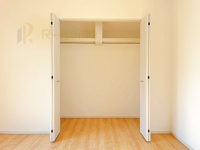 坂東市沓掛23-P1　新築戸建て　14号棟の収納|2階は全居室収納スペースを設置！
充分な容量で居住空間もスッキリ♪