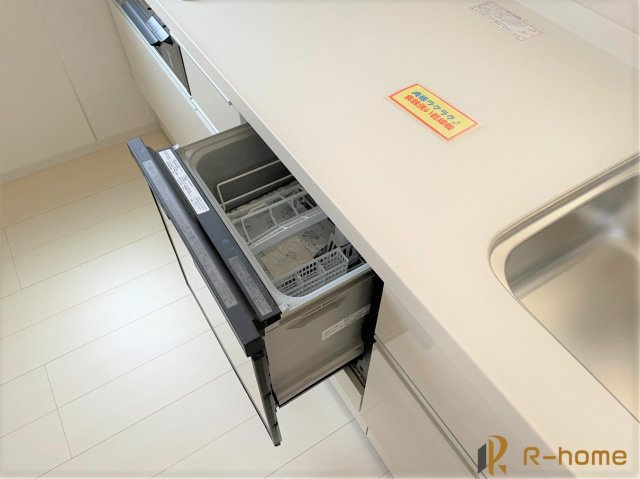 坂東市沓掛23-P1　新築戸建て　15号棟の設備|ビルトイン食器洗い乾燥機付き！とってもラクラク嬉しい時短アイテムです♪