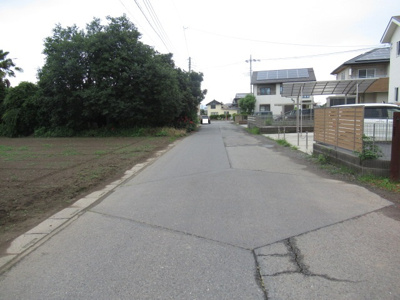 【前面道路含む現地写真】 | 熊谷市西別府 580万 土地