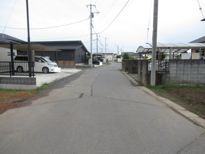 【前面道路含む現地写真】 | 熊谷市西別府 580万 土地