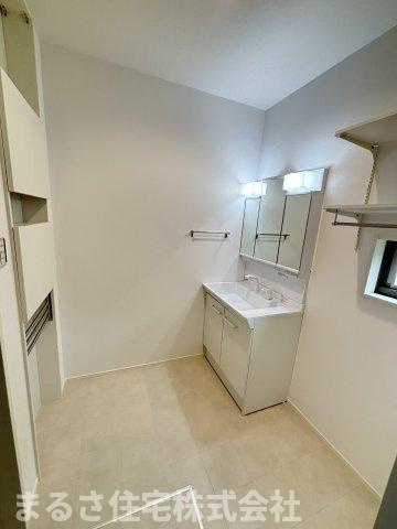 昭和町　新築ZEH戸建の洗面所