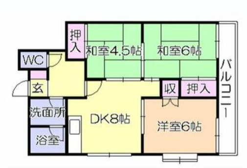 メゾン田島の間取り