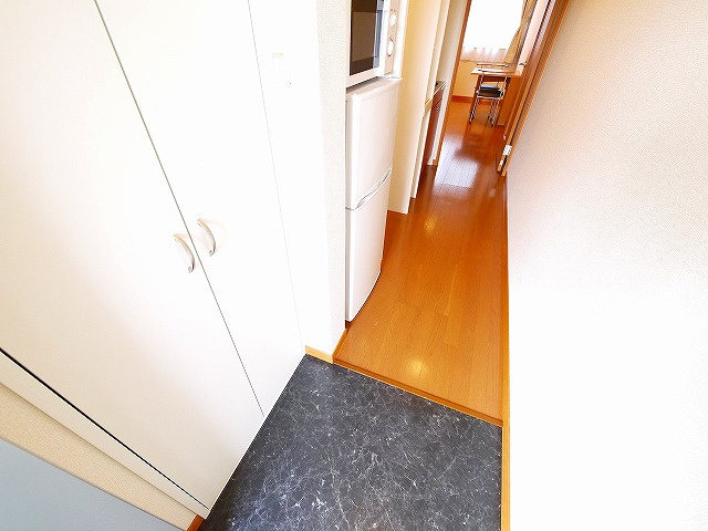 レオパレスハートフル西大寺の玄関|シンプルで使いやすい玄関です