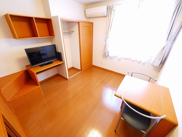 レオパレスハートフル西大寺のキッチン|コンパクトなキッチンで掃除もラクラク