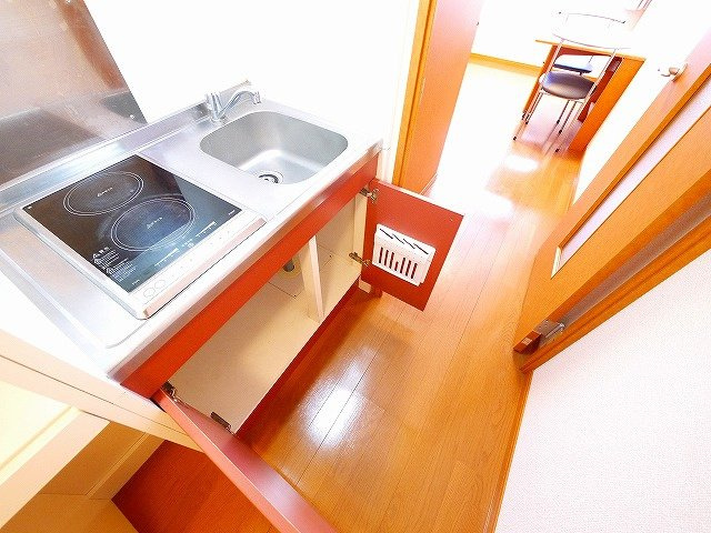 レオパレスハートフル西大寺のキッチン|キッチンでお料理をお楽しみください