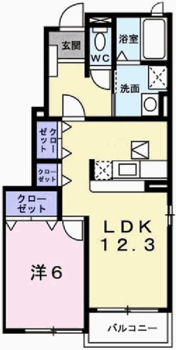 ベル　アンジュⅡの間取り