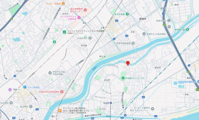 アメニティーベフの地図