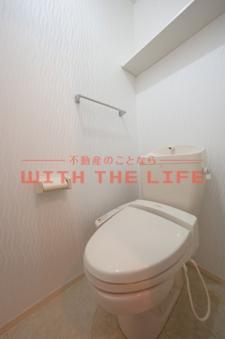 クレイドル【キャッシュバック対象物件】のトイレ|コンパクトで使いやすいトイレです