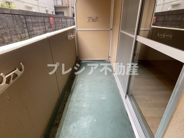 エスタシオン甲子園口のバルコニー
