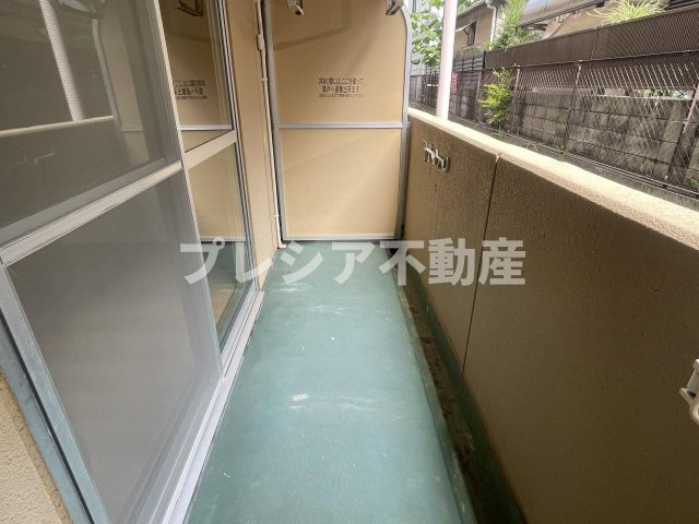 エスタシオン甲子園口のバルコニー