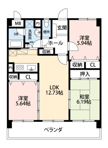 【間取り】 | リベルタ柚須　★プライスホームなら仲介手数料0円です★