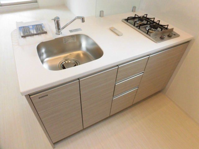 二口ガスコンロのカウンターキッチンです