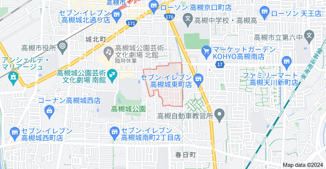 サニーレジデンス高槻本町の地図