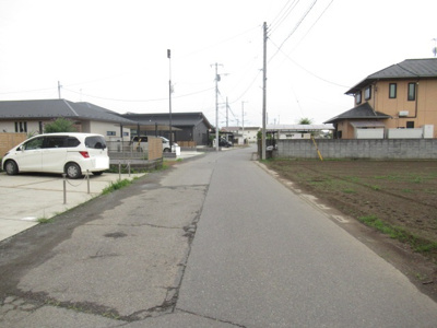 【前面道路含む現地写真】 | 熊谷市西別府 680万 土地