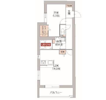ALBA ESTの間取り