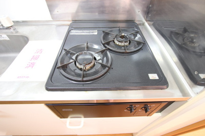 ２口コンロ付きキッチン